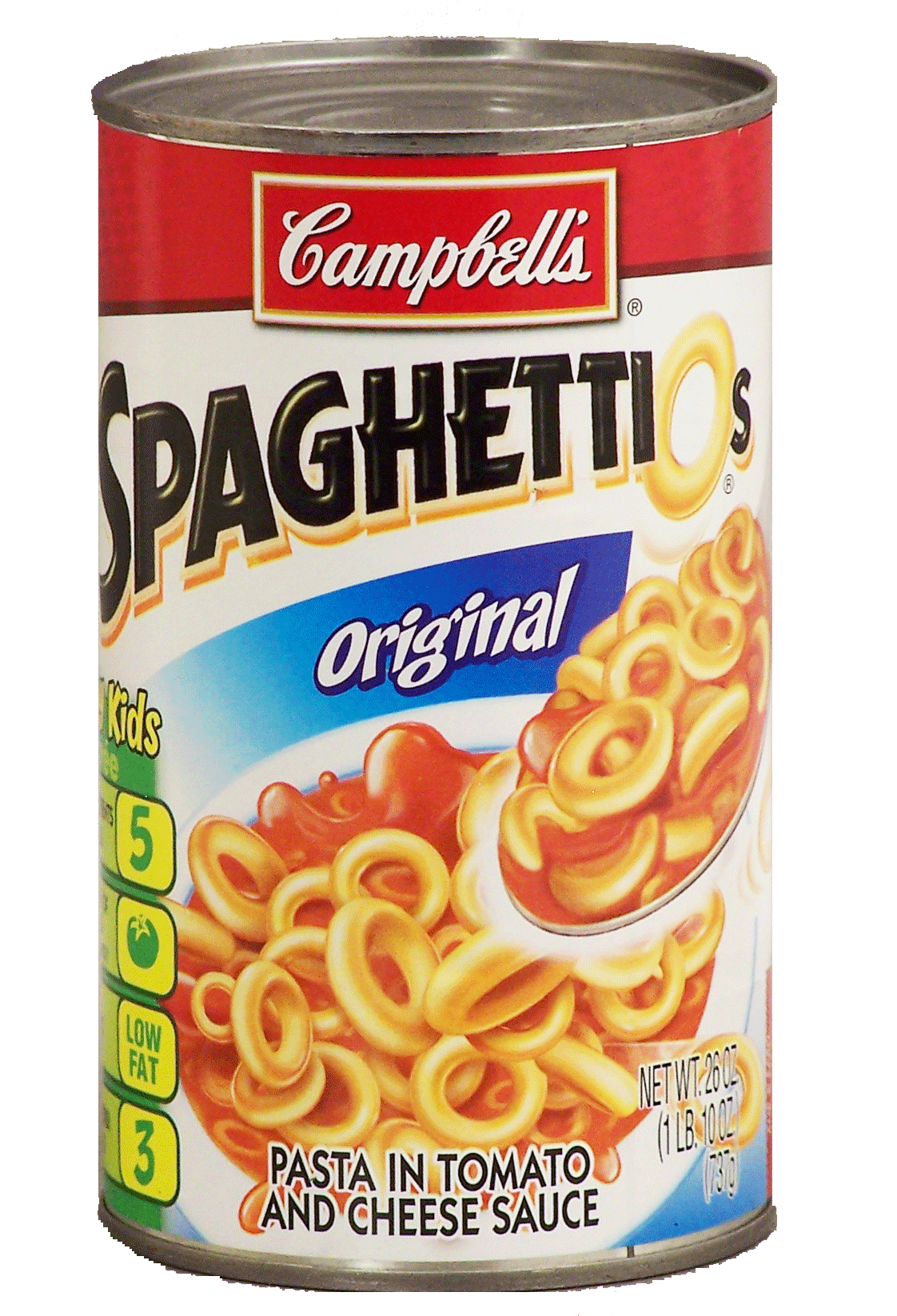 Campbell's&nbsp;Spaghetti O's Canned Pasta&nbsp;Original w/Tomato & Cheese Sauce Full-Size Picture